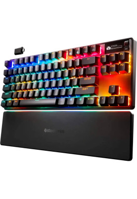 Клавіатура ігрова оптична SteelSeries Apex Pro TKL WL Gen 3 UA HyperMagnetic, OmniPoint 2.0, OLED