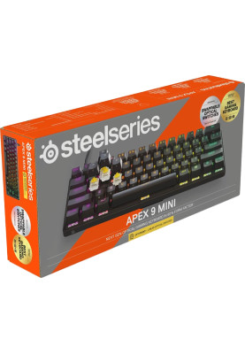 Клавіатура ігрова оптична SteelSeries Apex 9 Mini UA