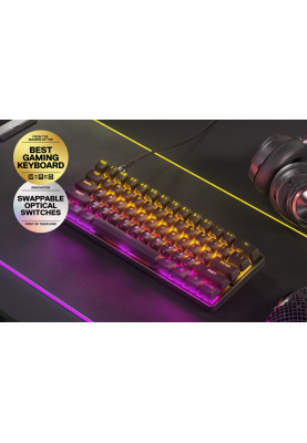 Клавіатура ігрова оптична SteelSeries Apex 9 Mini UA