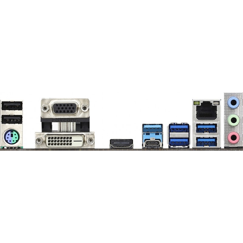 ASRock B450M Pro4 R2.0 (AM4/B450, 4*DDR4, 2xPCIex16, DVI-D/HDMI/VGA, 4xSATAІІІ, M.2, GLan, 8ch, mATX