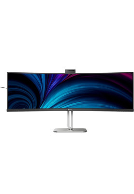 TFT 48.8" Philips 49B2U6903CH, VA 5120x1440, вигн., 2xHDMI, DP, USB-C, RJ-45, USB-hub, cam,HAS,кол