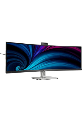 TFT 48.8" Philips 49B2U6903CH, VA 5120x1440, вигн., 2xHDMI, DP, USB-C, RJ-45, USB-hub, cam,HAS,кол