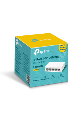 Комутатор TP-Link LiteWave LS1005, 5xFE, некерований, настільний
