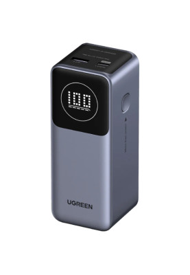 УМБ Ugreen 12000mAh 100W  PD,QC, USB-A, USB-С IN/OUT Grey (PB724)