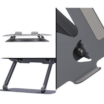Підставка для ноутбука Laptop Stand 10-17" Aluminum Alloy Media-Tech