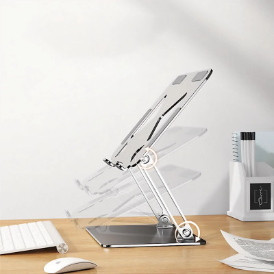 Підставка для ноутбука Laptop Stand 10-17" Aluminum Alloy Media-Tech