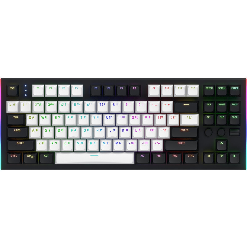 Клавіатура ігрова механічна HATOR Gravity TKL orange black