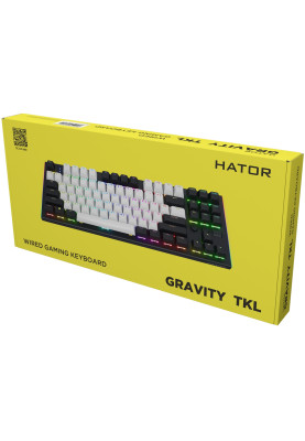 Клавіатура ігрова механічна HATOR Gravity TKL orange black
