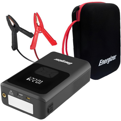 Автомобільний Jump Starter 10000mAh 37W USB-C,USB-A, 160 PSI, ліхтар 2W Energizer Автомобільний Jump Starter 10000mAh 37W USB-C,USB-A, 160 PSI, ліхтар 2W Energizer
