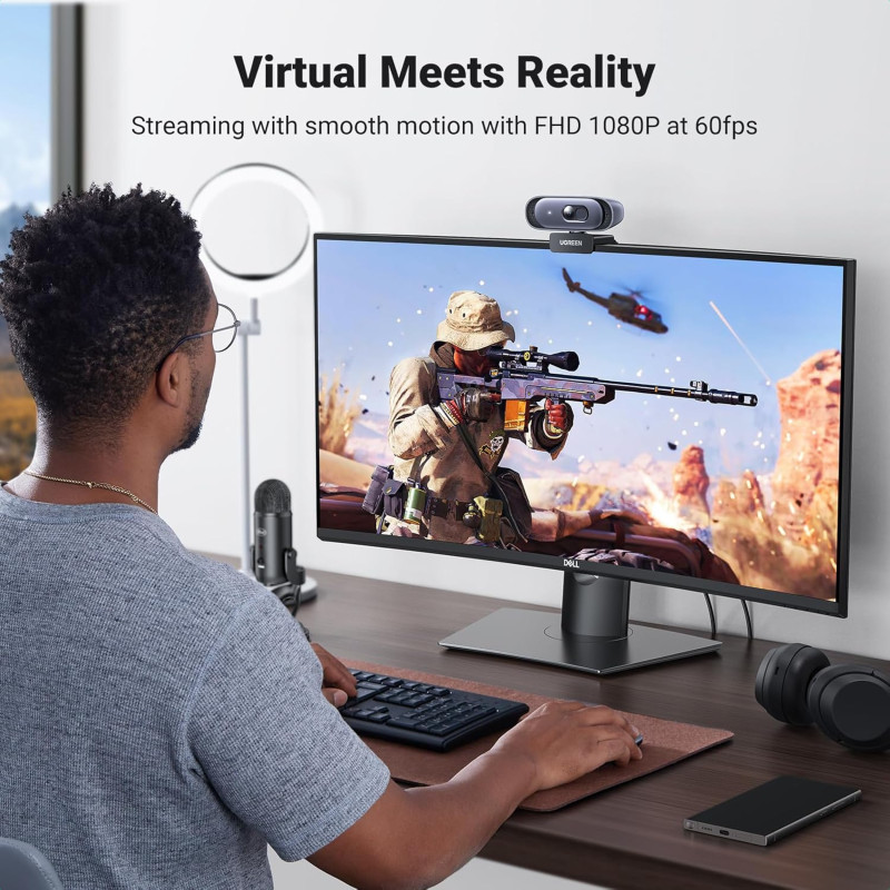 Веб-камера Ugreen CM778 2K webcam USB-A