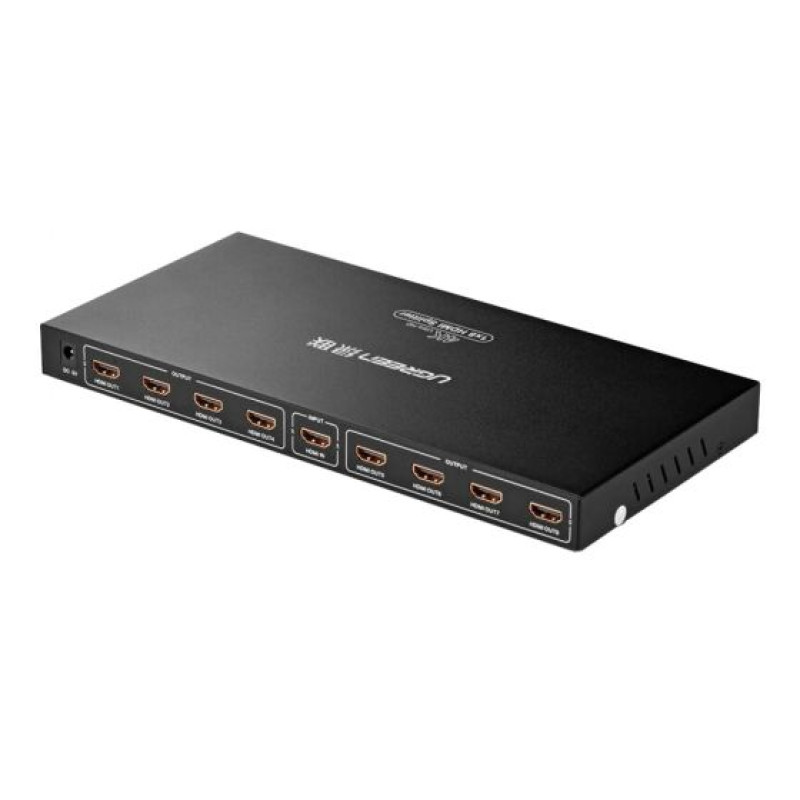 Сплітер HDMI 1.4 UHD 4K/30Hz 3D, HDCP,1080P 1*8 40203 UGREEN Чорний