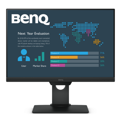 Монітор TFT 25" BenQ BL2581T, 16:10, IPS, D-Sub, HDMI, DVI-D, DP, USB 3.0 hub, Pivot, колонки, чорний