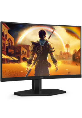TFT 23.6" AOC C24G42E, VA, 180Гц, вигнутий, 2хHDMI, DP, колонки, чорно-червоний