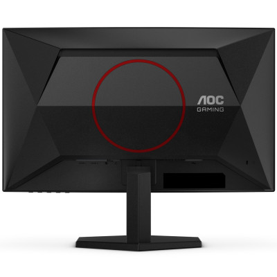TFT 23.6" AOC C24G42E, VA, 180Гц, вигнутий, 2хHDMI, DP, колонки, чорно-червоний