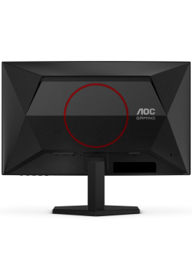 TFT 23.6" AOC C24G42E, VA, 180Гц, вигнутий, 2хHDMI, DP, колонки, чорно-червоний