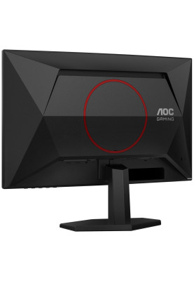 TFT 23.6" AOC C24G42E, VA, 180Гц, вигнутий, 2хHDMI, DP, колонки, чорно-червоний