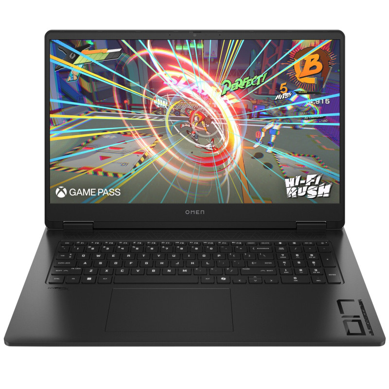 Ноутбук HP OMEN Gaming 17-db1012ua 17.3" QHD,300n/Ryzen AI 7 350(5.0)/32Gb/SSD1Tb/RTX5070,8GB/DOS/Чорний (C9SB0EA)