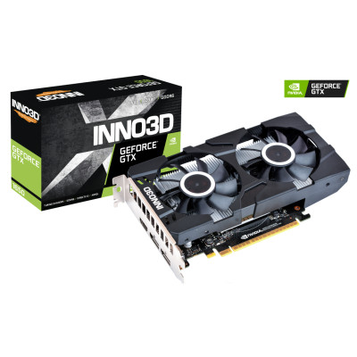 Відеокарта GeForce GTX1650 Inno3D Twin X2 OC, 4GB GDDR6 128bit