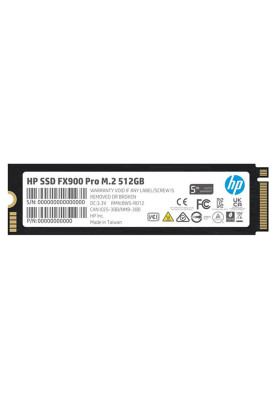 SSD 512Gb HP FX900 Pro M.2 PCIe 4.0 x4 NVMe 1.4 2280 TLC 3D V-NAND, Retail