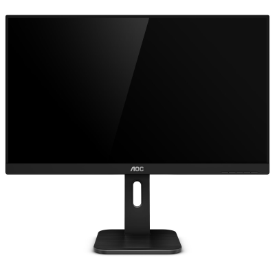 TFT 23.8" AOC 24P1, IPS, D-SUB, HDMI, DVI, DP, USB 3.0, Pivot, колонки, чорний