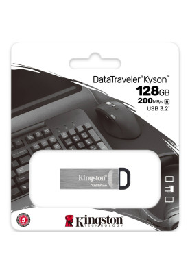 USB Flash Kingston  DataTraveler Kyson Metal 128GB USB3.2 Gen 1