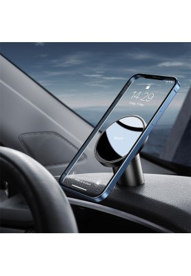 Автомобільне кріплення для смартфона Magnetic Phone Holder (На клейку стрічку) Baseus Чорний