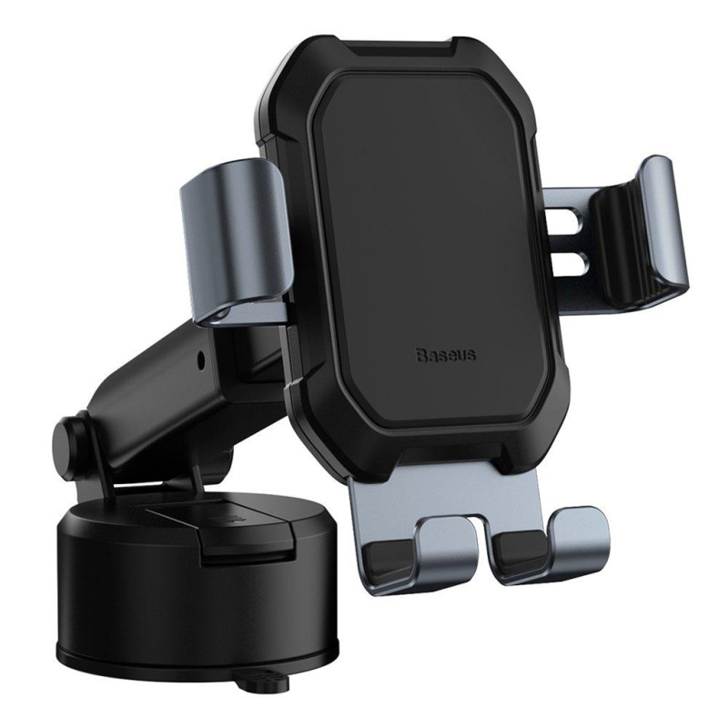 Автомобільне кріплення для смартфона 4.7-6.5" gravity car mount (На Присоску) Baseus Чорний