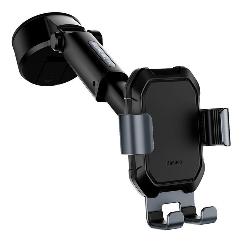 Автомобільне кріплення для смартфона 4.7-6.5" gravity car mount (На Присоску) Baseus Чорний