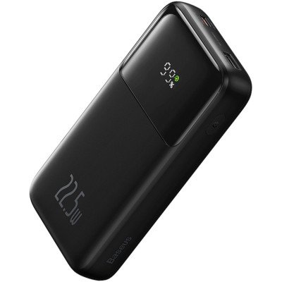 УМБ Baseus Comet Series 20000mAh 22.5W PD with Display USB-A / USB-C cable black УМБ Baseus Comet Series 20000mAh 22.5W PD with Display USB-A / USB-C cable black