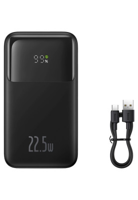 УМБ Baseus Comet Series 20000mAh 22.5W PD with Display USB-A / USB-C cable black