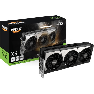 GeForce RTX5090 Inno3D X3, 32GB GDDR7, 512bit, PCI Express 5.0 GeForce RTX5090 Inno3D X3, 32GB GDDR7, 512bit, PCI Express 5.0