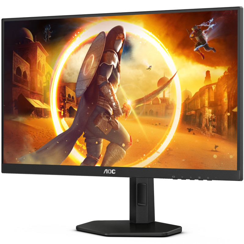 TFT 27" AOC 27G4X, IPS, 180Гц, 1мс, 2xHDMI, DP, HAS, Pivot, колонки, чорний