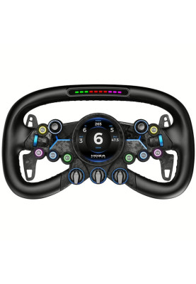 Кермо MOZA Racing Vision GS Steering, 31cм., екран 2.8", 8 кн., RGB