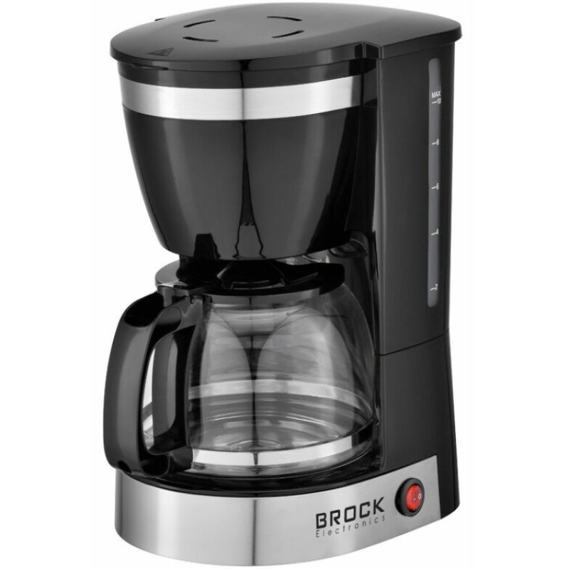 Кавоварка BROCK CM 1255 BK крапельна/ 1.25л/ 800 Вт/ мелена/ чорнa
