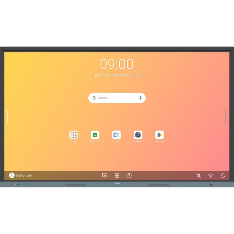 Інтерактивна панель 86" BenQ RE8604, IPS, UHD, колонки, чорна