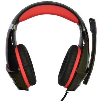 Гарнітура Microlab G6, 3,5мм+USB, Black-Red