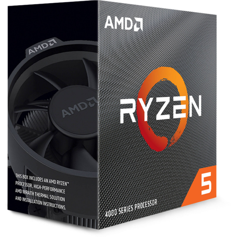 Процесор AMD Ryzen 5 6C/12T 4500 (3.6/4.1GHz,11MB,65W,AM4) box, Wraith Stealth