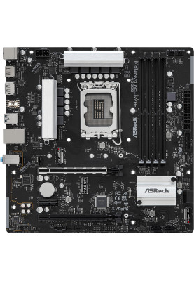 ASRock B660M PHANTOM GAMING 4 (1700/B660, 4*DDR4, 2xPCIex16, 4xSATAІІІ, 2xM.2, GLan, 7.1ch, mATX)