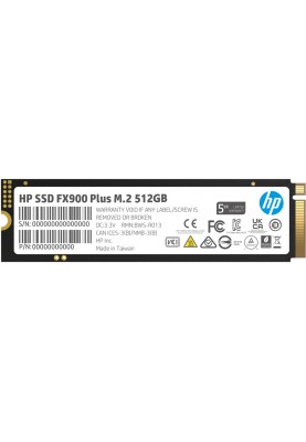 SSD 500GB HP  FX900 Plus M.2 2280 PCI Ex Gen4 x4 3D NAND, Retail