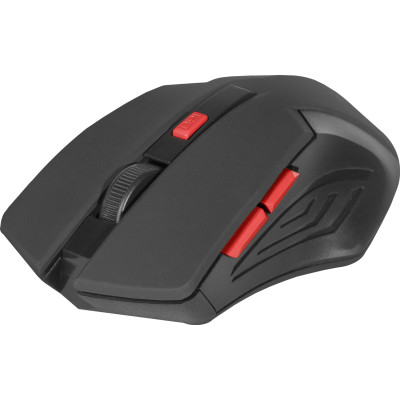 Мишка Defender Accura MM-275, бездротова, 6 кн. до 1600 dpi, червоний Мишка Defender Accura MM-275, бездротова, 6 кн. до 1600 dpi, червоний