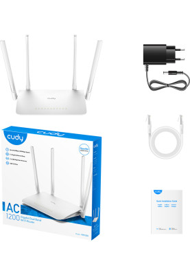 Маршрутизатор Cudy WR1300, AC1200 Gigabit Wi-Fi Mesh Router
