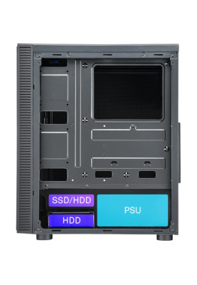 Корпус FSP CMT223S без БЖ ATX Black