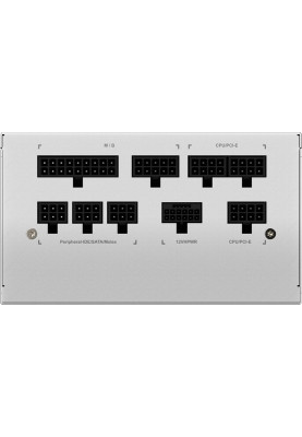 БЖ 850W GIGABYTE UD850GM PG5W 80+ GOLD 120mm, modular, White, ATX 3.0