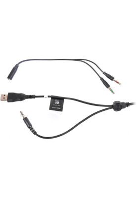 Ігрова гарнітура A4-Tech Bloody G200, USB, чорно-червона