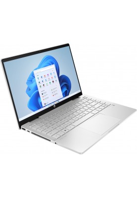 Ноутбук HP Pavilion x360 14-ek1005ua 14" FHD IPS Ts/i7-1355U (5.0)/16Gb/SSD512Gb/Int IrX/Підс/DOS/Сріблястий (833G2EA)