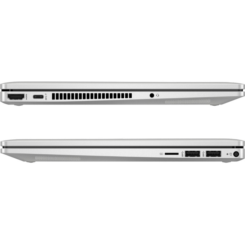 Ноутбук HP Pavilion x360 14-ek1005ua 14" FHD IPS Ts/i7-1355U (5.0)/16Gb/SSD512Gb/Int IrX/Підс/DOS/Сріблястий (833G2EA)