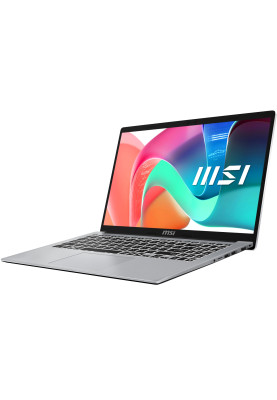 Ноутбук MSI Modern 15.6"FHD IPS/i3-1315U/16/512SSD/Intel Iris Xe/Type-C/DOS/Urban Silver (9S7-15S122-278)