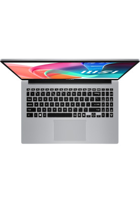 Ноутбук MSI Modern 15.6"FHD IPS/i3-1315U/16/512SSD/Intel Iris Xe/Type-C/DOS/Urban Silver (9S7-15S122-278)