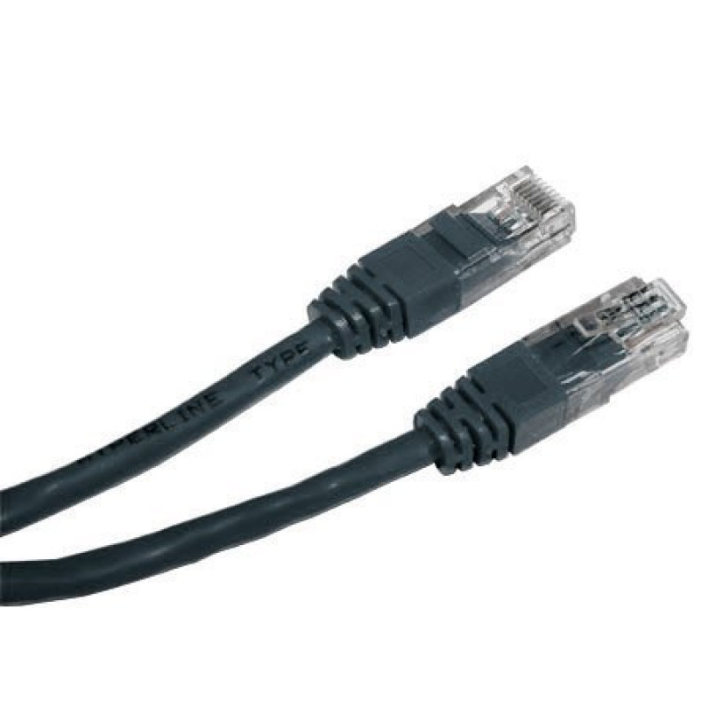 Патчкорд UTP Cat.5e ( 2м чорний ), Cablexpert