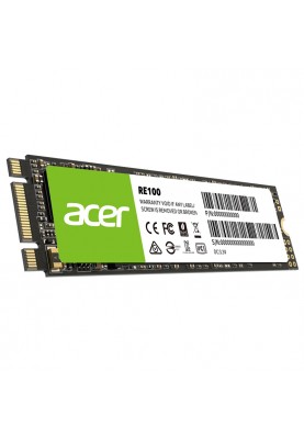 Накопичувач SSD 256GB Acer RE100 M.2 2280 SATA III 3D TLC, Retail